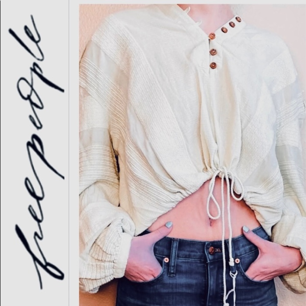 Like New We The Free/Free People Textured Hoodie